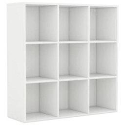 Vidaxl Book Cabinet White 98X29X97.5 Cm Engineered Wood - thumbnail 2