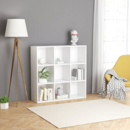 Vidaxl Book Cabinet White 98X29X97.5 Cm Engineered Wood - thumbnail 1