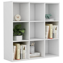 Vidaxl Book Cabinet White 98X29X97.5 Cm Engineered Wood - thumbnail 5