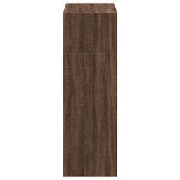 Berkfield Highboard Brown Oak 70X41X124 Cm Engineered Wood - thumbnail 5