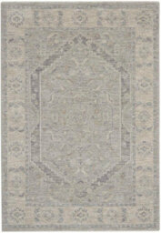 Grey Traditional Persian Bordered Floral Rug For Living Room Bedroom And Dining Room-119Cm X 180Cm - thumbnail 9