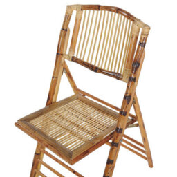 Beliani Set Of 4 Dining Chairs Folding Trentor Bamboo Natural - thumbnail 8