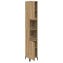 Walplus Bathroom Cabinet Artisan Oak 30X30X190 Cm Engineered Wood - thumbnail 5