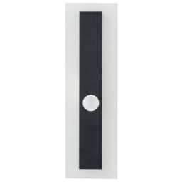 Beliani Outdoor Led Wall Light 30Cm Black Steel With Motion Sensor And Acrylic Shade - thumbnail 2