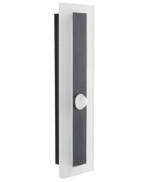 Beliani Outdoor Led Wall Light 30Cm Black Steel With Motion Sensor And Acrylic Shade - thumbnail 3