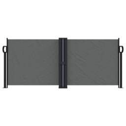 Walplus Retractable Side Awning Garden Sun Shade Canopy Gazebo For Back Door, Porch, Patio Anthracite 100X1000 Cm - thumbnail 3