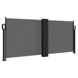 Walplus Retractable Side Awning Garden Sun Shade Canopy Gazebo For Back Door, Porch, Patio Anthracite 100X1000 Cm - thumbnail 2