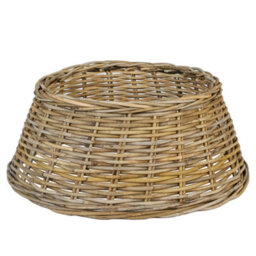 Dibor Large Rustic Wicker Xmas Christmas Tree Decoration Christmas Tree Skirt 58Cm - thumbnail 2
