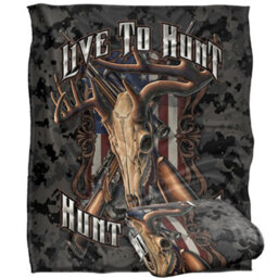 Jq Licensing Silky Deer Supersoft Blanket Multicoloured (One Size) - thumbnail 2