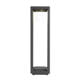 Luminosa Lighting Luminosa Bow Led Outdoor Bollard Urban Grey, Opal, Warm-White 3000K, Ip44 - thumbnail 3
