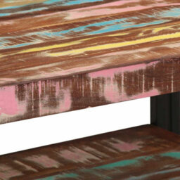 Berkfield Coffee Table Multicolour 70X50X38 Cm Solid Wood Reclaimed - thumbnail 7
