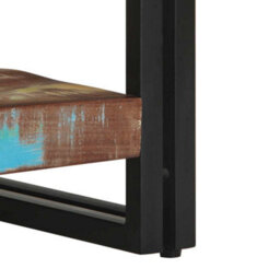 Berkfield Coffee Table Multicolour 70X50X38 Cm Solid Wood Reclaimed - thumbnail 8