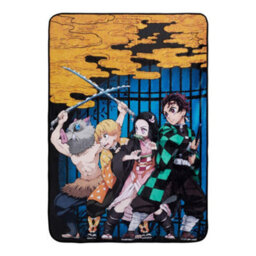 Demon Slayer Fleece Blanket Multicoloured (150Cm X 100Cm) - thumbnail 1