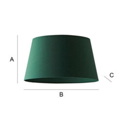 Valuelights Aspen Large Green Tapered Ceiling Lamp Shade (D)45Cm - thumbnail 8