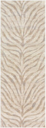 Livabliss City-Animal Print Beige Grey Taupe Boho Zebra Pattern Living Dining Bedroom Rug 80 X 220 Cm Easy Care, Non Shedding - thumbnail 1