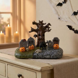 Garden Greatness Animated Led Halloween Graveyard Scene - thumbnail 2
