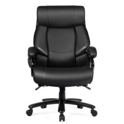 Extra Large Size Swivel Office Chair Height Adjustable Padded Work Seat - thumbnail 1