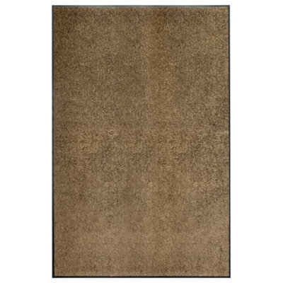 Vidaxl Doormat Washable Brown 120X180 Cm - image 1