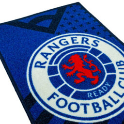 Rangers Fc Crest Rug Royal Blue/white/red (One Size) - thumbnail 2