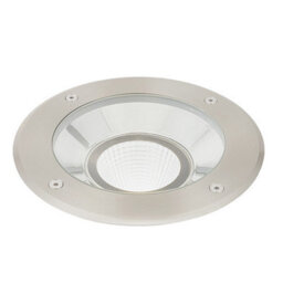 Luminosa Lighting Luminosa Hoxton Outdoor 16.5W Led Recessed Ground Light Brushed Stainless Steel, Ip67, 4000K - thumbnail 3
