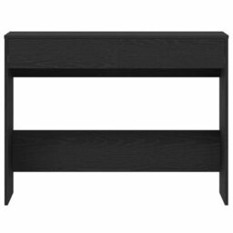 Berkfield Durable Desk Black Oak 101X50X76.5 Cm Engineered Wood - thumbnail 6