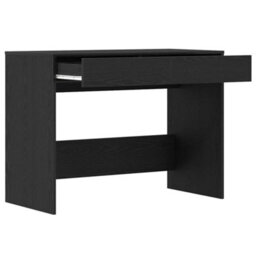 Berkfield Durable Desk Black Oak 101X50X76.5 Cm Engineered Wood - thumbnail 5