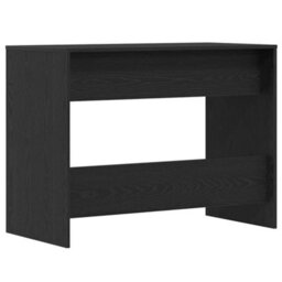 Berkfield Durable Desk Black Oak 101X50X76.5 Cm Engineered Wood - thumbnail 8