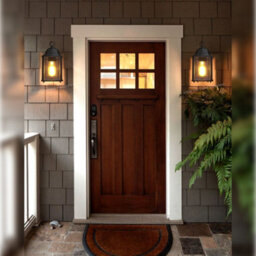 Long Life Lamps Company Glass Wall Lantern Outdoor Garden Wall Light Black Body Metal Luminaire Zlc082B - thumbnail 8