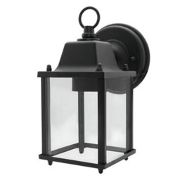 Long Life Lamps Company Glass Wall Lantern Outdoor Garden Wall Light Black Body Metal Luminaire Zlc082B - thumbnail 3