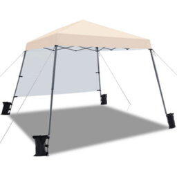 Yaheetech Beige 3X3M Pop-Up Gazebo With Side Panel - thumbnail 2