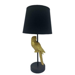 Minster 9 Inch Black Shade Table Lamp - L22 X W22 X H47 Cm - thumbnail 1