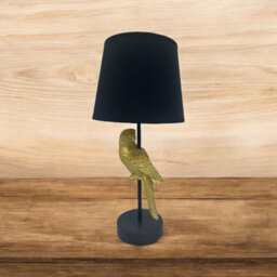 Minster 9 Inch Black Shade Table Lamp - L22 X W22 X H47 Cm - thumbnail 4
