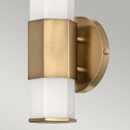 Luminosa Lighting Luminosa Hinkley Facet Integrated Led Bathroom Wall Lamp Heritage Brass, 3000K, Ip44 - thumbnail 3