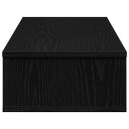 Berkfield Wall Shelf With Drawers Black 80X31X17 Cm Engineered Wood - thumbnail 5
