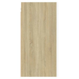 Walplus Tv Cabinet White And Sonoma Oak 30.5X30X60 Cm Engineered Wood - thumbnail 4