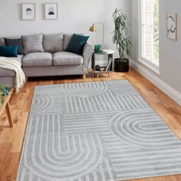 RugsX Carpet Balance 1918 Grey - Geometric, Structural, Glamour  240X330 Cm - thumbnail 5