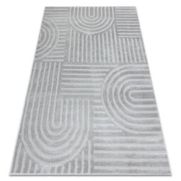 RugsX Carpet Balance 1918 Grey - Geometric, Structural, Glamour  240X330 Cm - thumbnail 1