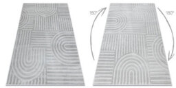 RugsX Carpet Balance 1918 Grey - Geometric, Structural, Glamour  240X330 Cm - thumbnail 2