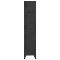 Vidaxl Locker Cabinet Anthracite 38X40X180 Cm Steel - thumbnail 2