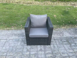 Fimous 9 Seater Outdoor Wicker Garden Furniture Rattan Lounge Sofa Set Patio Rectangular Dining Table With  2 Side Table Stool - thumbnail 5
