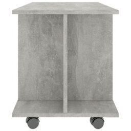 Berkfield Sturdy Tv Cabinet With Castors Concrete Grey 80X40X40 Cm Engineered Wood - thumbnail 5