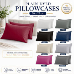 Moonlight Bedding Pillowcase Pack Of 4-Envelope Closure Super Soft Brushed Microfiber House Wife Pillow Cover,(Red,50X75 Cm) - thumbnail 9