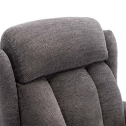 More4Homes Rise Recliner Chair With Single Motor, Remote Control And Pocket Storage In Charcoal Fabric - thumbnail 4