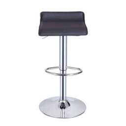 Black Set Of 2 Modern Counter Chairs Swivel Barstool Kitchen - thumbnail 5