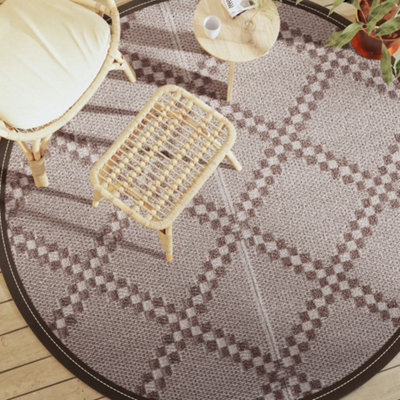 Walplus Outdoor Carpet Rugs For Garden Patios  Brown 200 Cm Pp - image 1