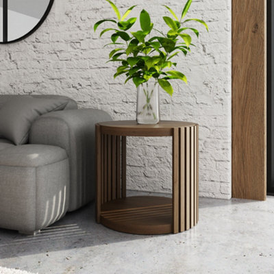 Zadie Open Shelf Side Lamp Table - image 1