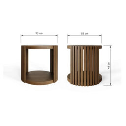 Zadie Open Shelf Side Lamp Table - thumbnail 7