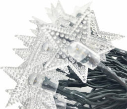 Waterproof Solar Powered Star Fairy String Light In Warm White 10 Meters 60 Led - thumbnail 2
