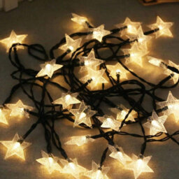 Waterproof Solar Powered Star Fairy String Light In Warm White 10 Meters 60 Led - thumbnail 1