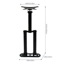 Living And Home Black Metal Tv Wall Mount For 10-26 Inch Screens - thumbnail 8